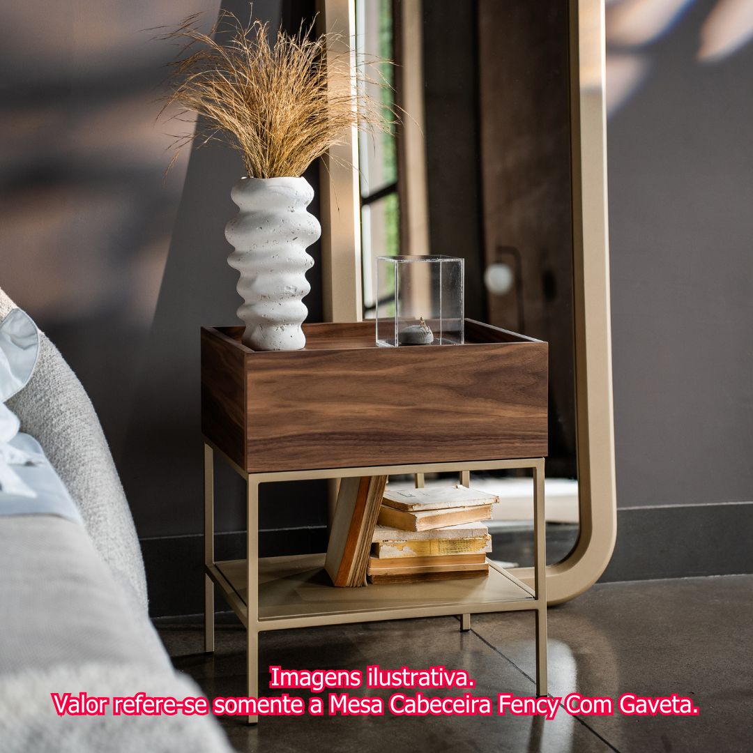 Mesa de Cabeceira Fency_com gaveta_Off White -5-